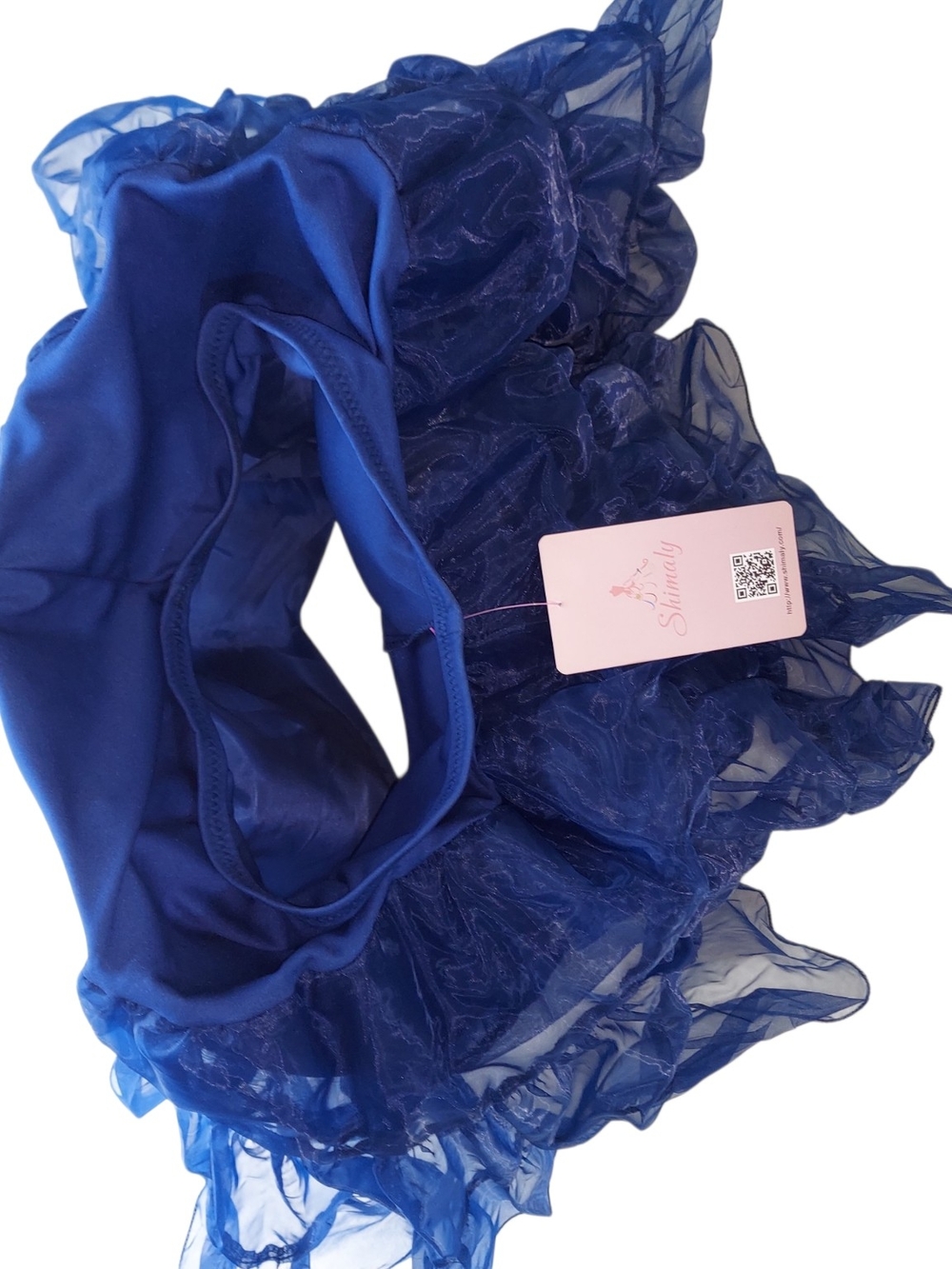 NWT Shimaly Royal Blue Petticoat Tutu Crinoline Underskirt Rockabilly Costume - Picture 6 of 13